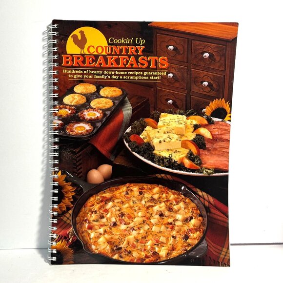 Cookin Up Country Breakfasts Spiral Cookbook 1994 - Picture 1 of 5